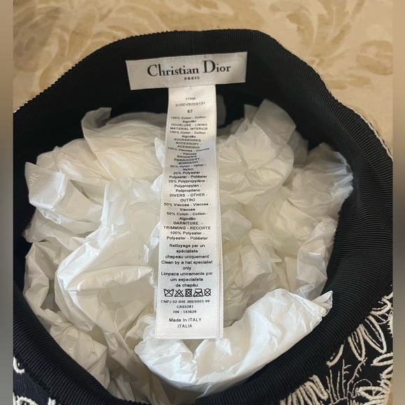 Dior Travel Cap blue/white size 57 (never worn) - Picture 9 of 9